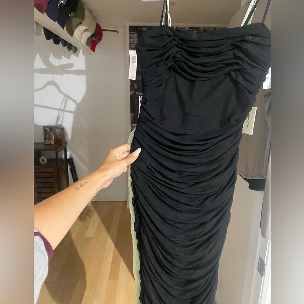 Babaton corset ruched mermaid dress